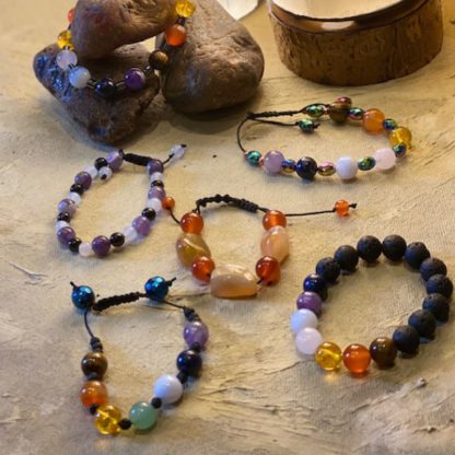 Handmade crystal bead bracelets